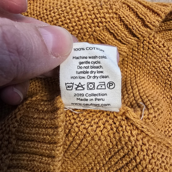 Oeuf Nyc Soft Sweater Very good condition Orange, Cotton 6m - Picture 5 of 9